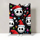 Spooky Festive Halloween Flannel Fleece Plush Throw Blanket