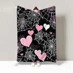 Spooky Festive Halloween Flannel Fleece Plush Throw Blanket