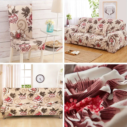 Botanical Floral Stretch All-Inclusive Sofa Slipcover