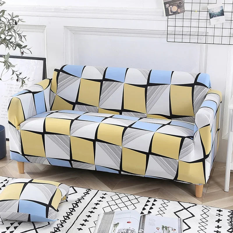 Botanical Floral Stretch All-Inclusive Sofa Slipcover