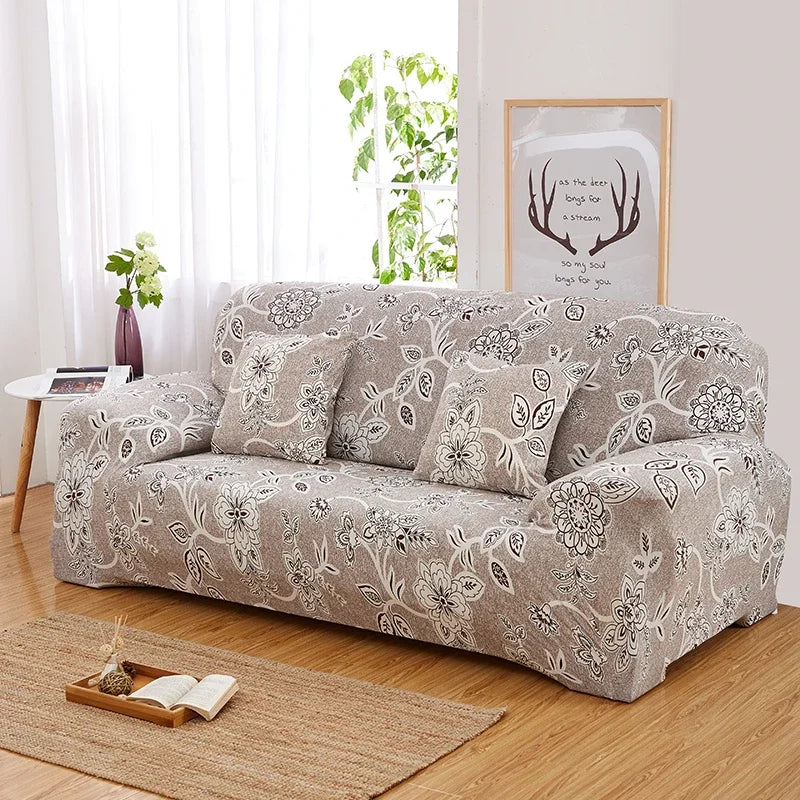 Botanical Floral Stretch All-Inclusive Sofa Slipcover