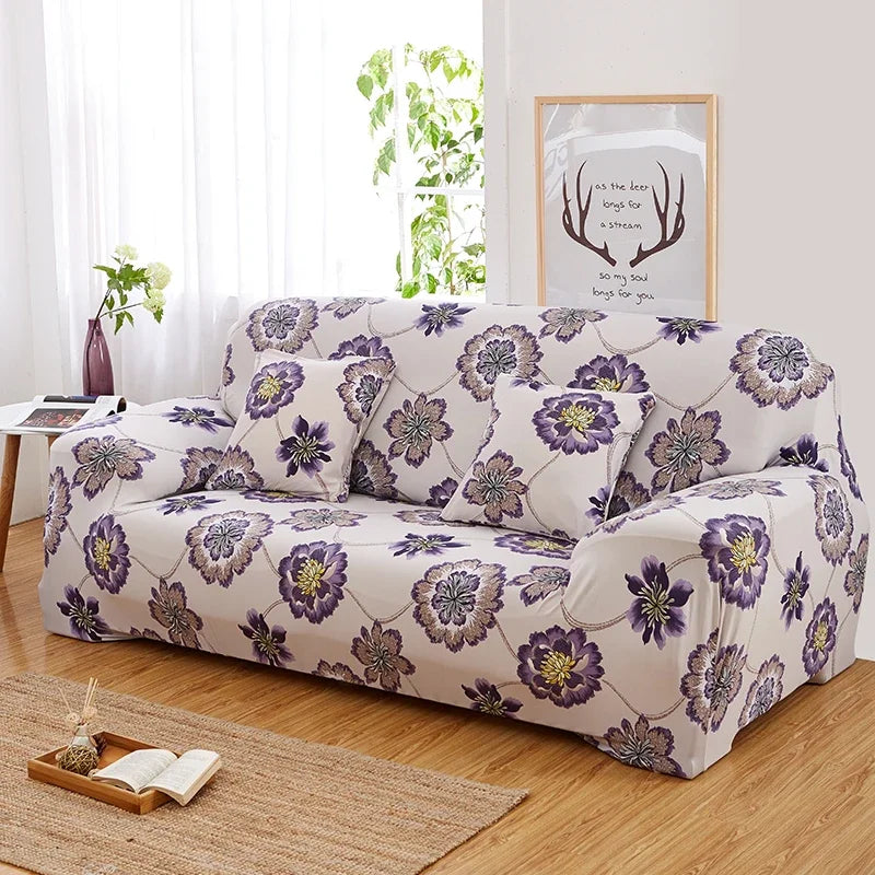 Botanical Floral Stretch All-Inclusive Sofa Slipcover