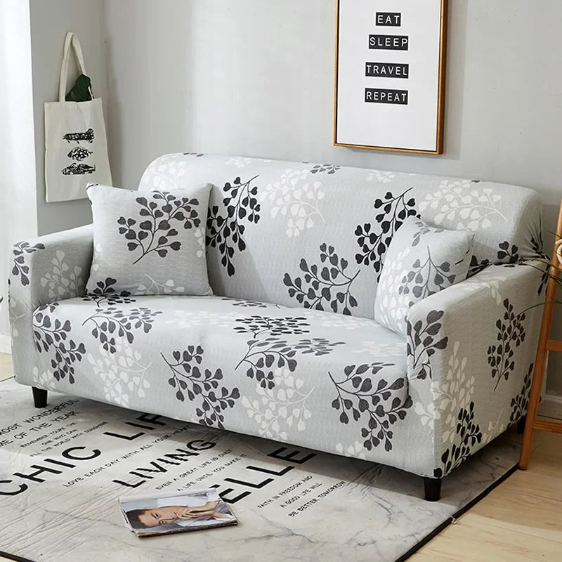 Botanical Floral Stretch All-Inclusive Sofa Slipcover