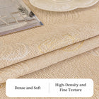 Luxury Beige Chenille Pumpkin Jacquard Sofa Cushion Cover with Lace Trim