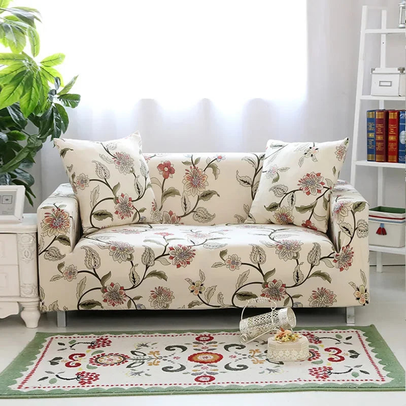 Botanical Floral Stretch All-Inclusive Sofa Slipcover