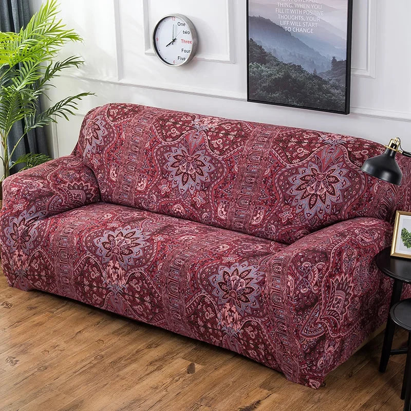 Botanical Floral Stretch All-Inclusive Sofa Slipcover
