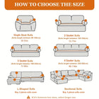 Geometric All-Season Universal Stretch Sofa Slipcover