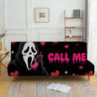 Armless Futon & Sofa Bed Stretch Slipcover - Graphic Print