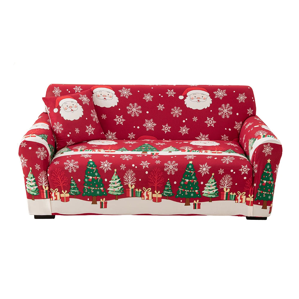Geometric All-Season Universal Stretch Sofa Slipcover