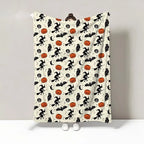 Spooky Festive Halloween Flannel Fleece Plush Throw Blanket