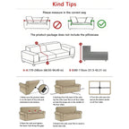 Geometric All-Season Universal Stretch Sofa Slipcover