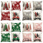 Vintage Christmas Holiday Decorative Throw Pillow Covers - Set of 4